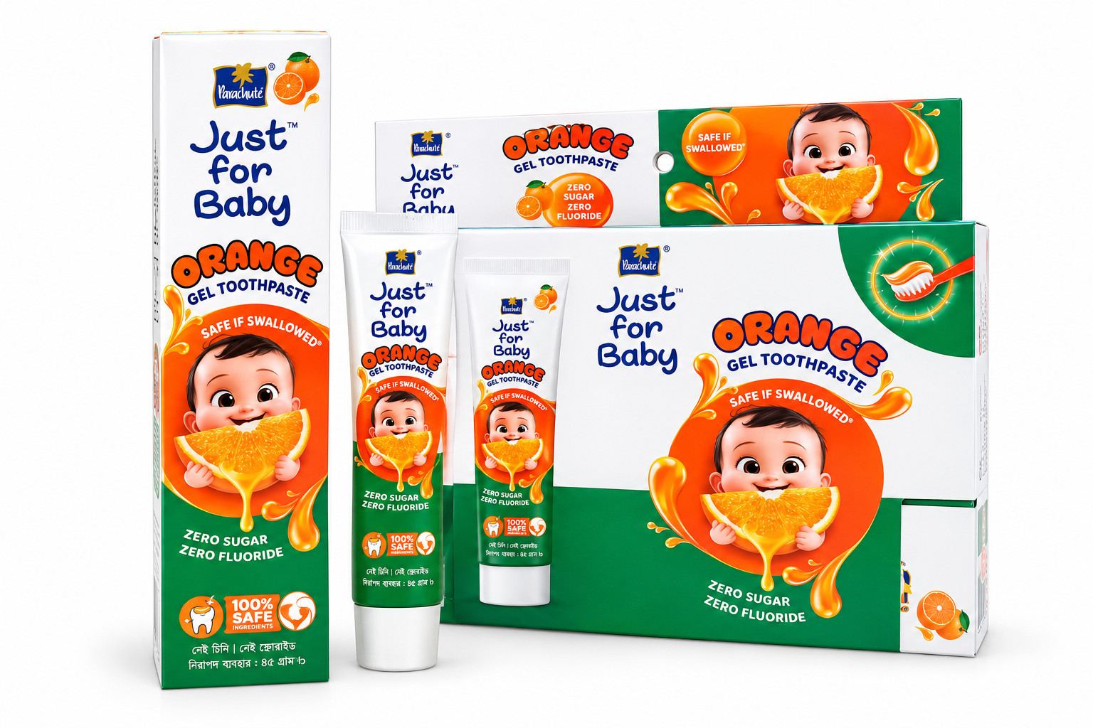 Orenge Gel toothpaste