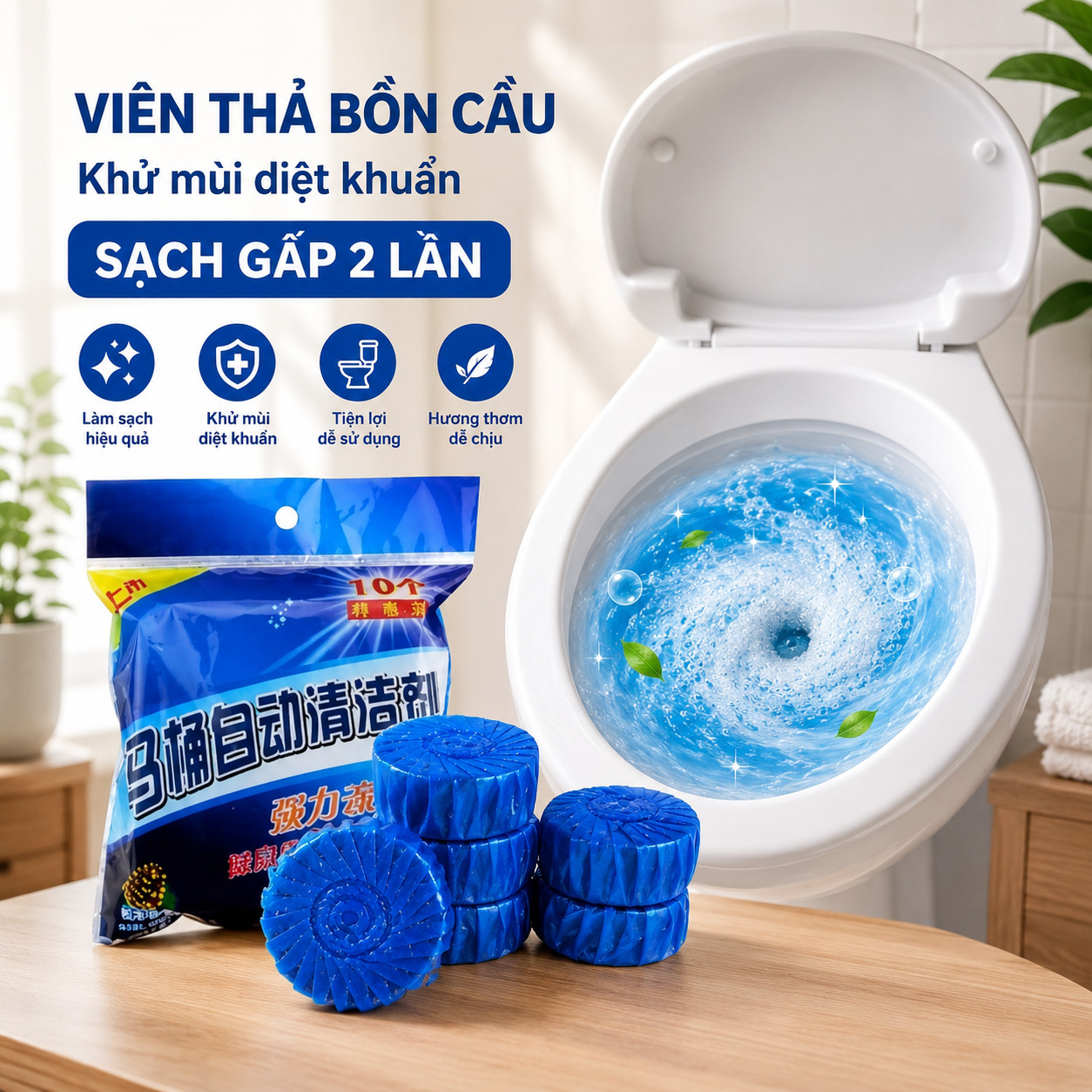 toilet tablet